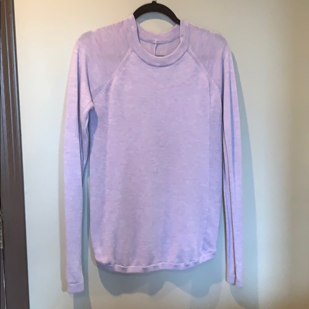 Lululemon purple merino sweater